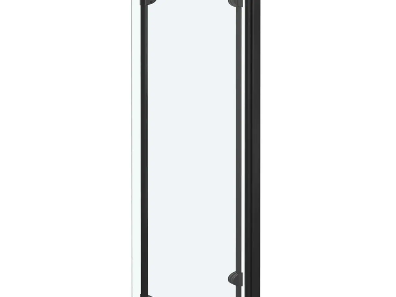 Billede 4 - Foldbar brusekabine med 3 paneler - ESG 130×138 cm, sort