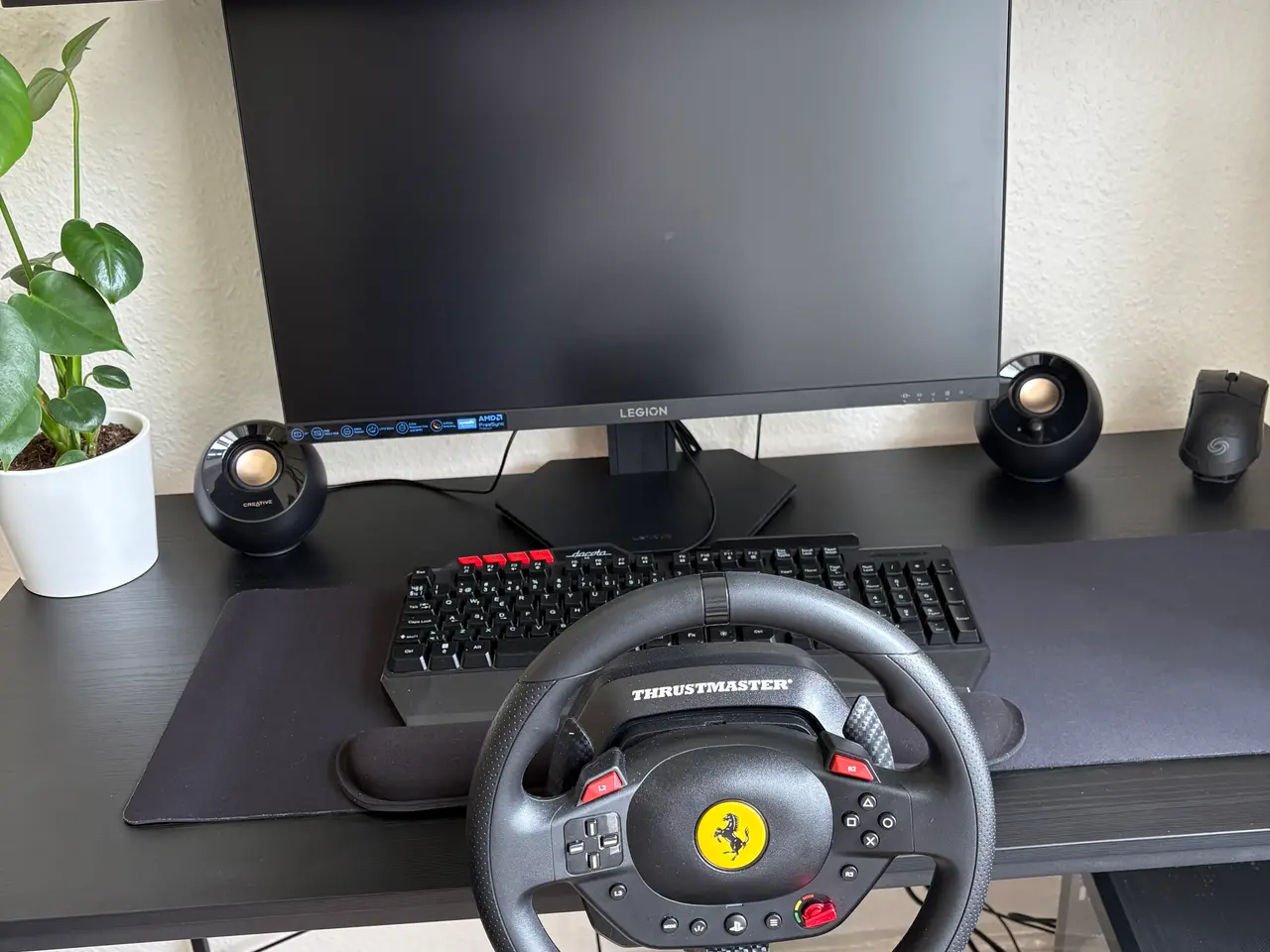 Billede 4 - Gaming PC med rat, pedaler