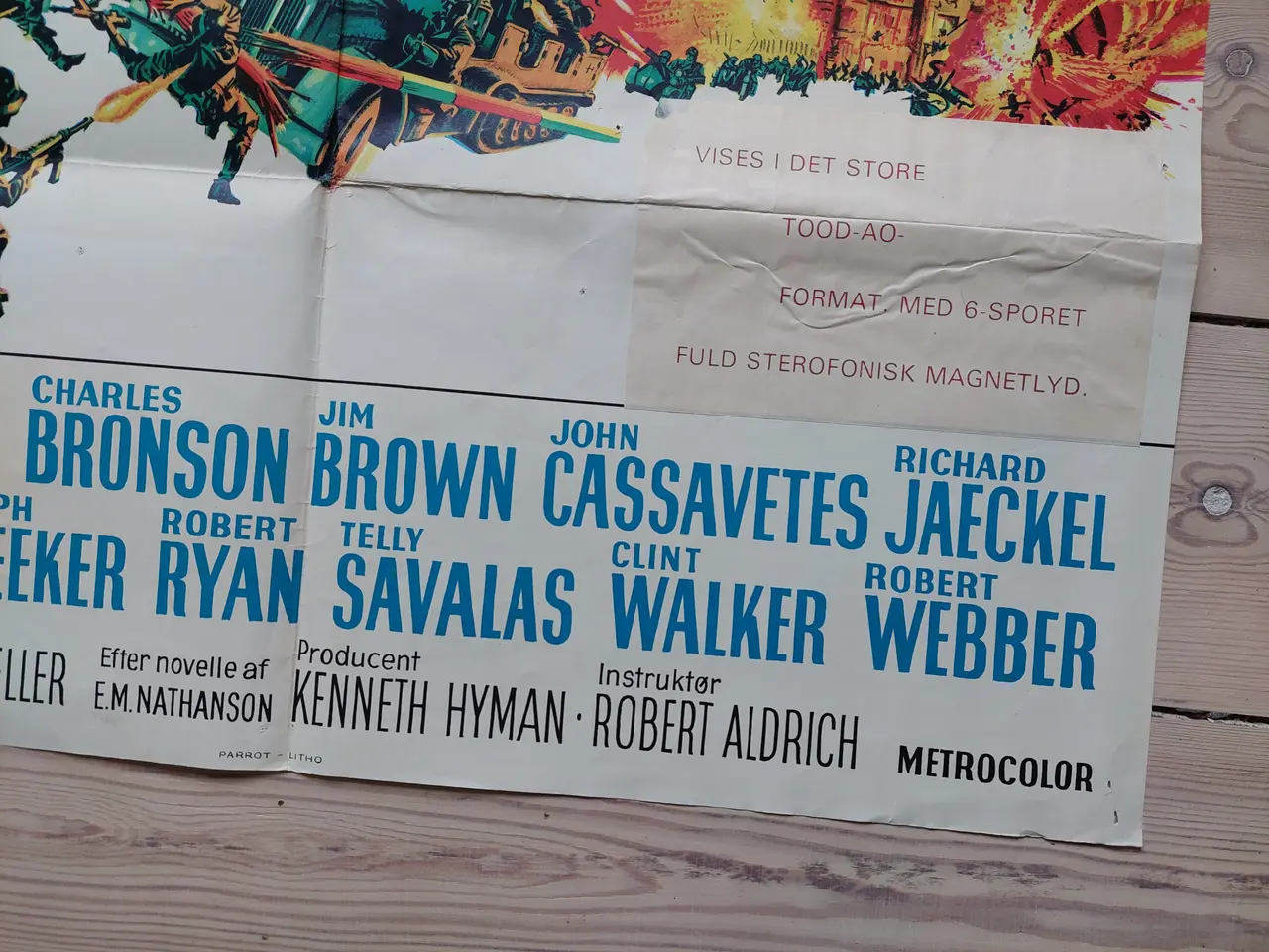 Billede 7 - Original biografplakat (1967) – Det Beskidte Dusin