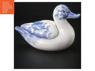 Fuglefigur af porcelæn