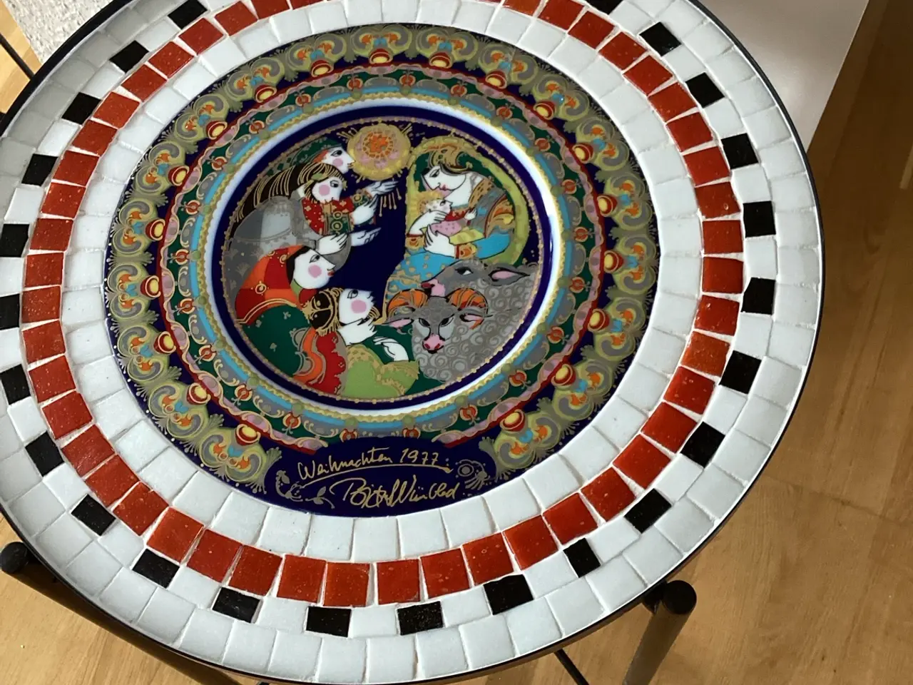 Billede 2 - Mosaik bakke bord