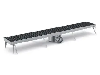Lang Gulvrende (133 cm) i AISI 304 Stål