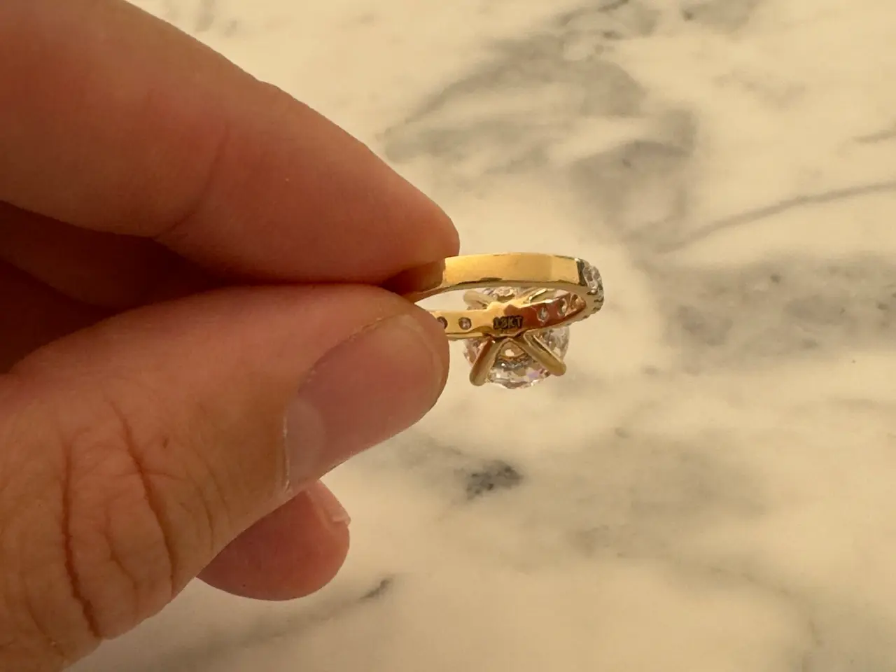 Billede 4 - Forlovelsesring 5.92 carat 18k guld