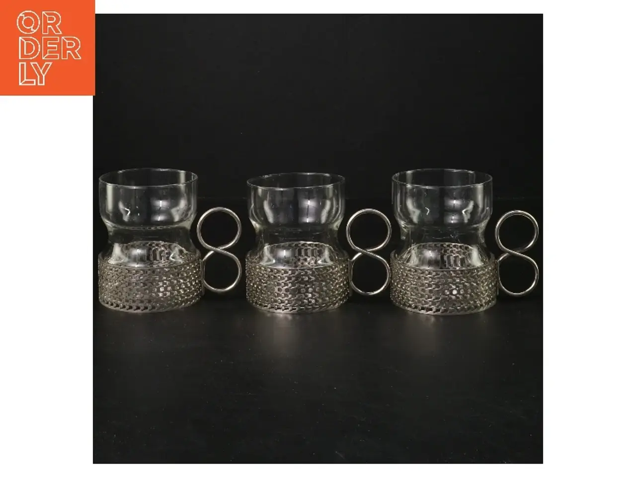 Billede 1 - Timo Sarpaneva, Iitalla. Irsk kaffe glas med holder i metal