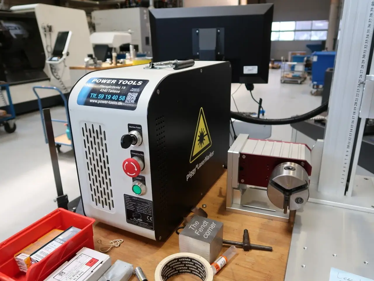 Billede 4 - Laser markeringssystem PIGGY LASERMARKER PLMP30 med div. Tilbehør