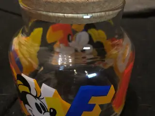 Glas med kork-låg - Minnie Mouse