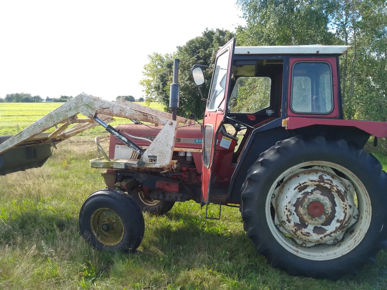 Billede 2 - Ih 474 traktor med Veto frontlæsser