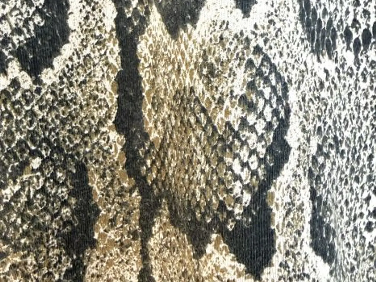 Billede 3 - Fin t-shirt med slange-print.