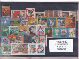Finland Julemærker 36 Stk. Ubrugt