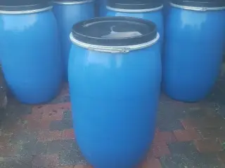 Plasttønder 220 L - RENGJORTE!