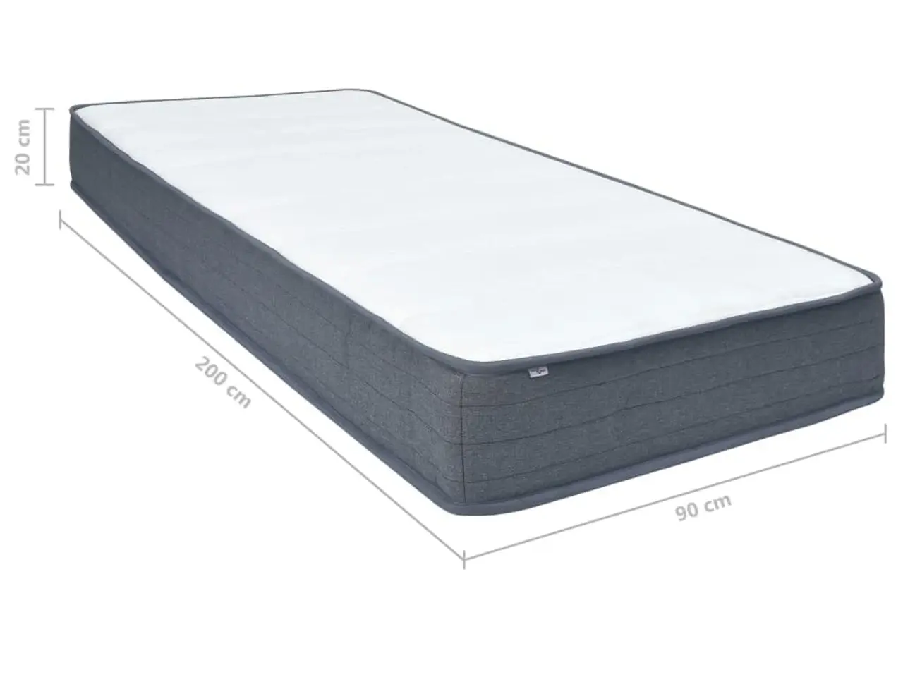 Billede 11 - Madras medium - 200 × 90 × 20 cm springmadras