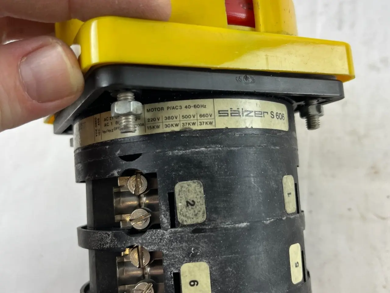 Billede 8 - Salzer S606 Rotary Isolator kontakt 70A 600VAC