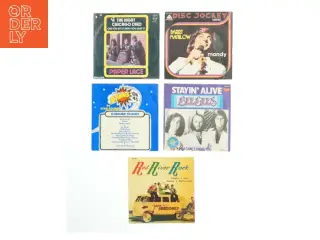 Samling af 7” vinylsingler (str. Ø. 17,5 cm)