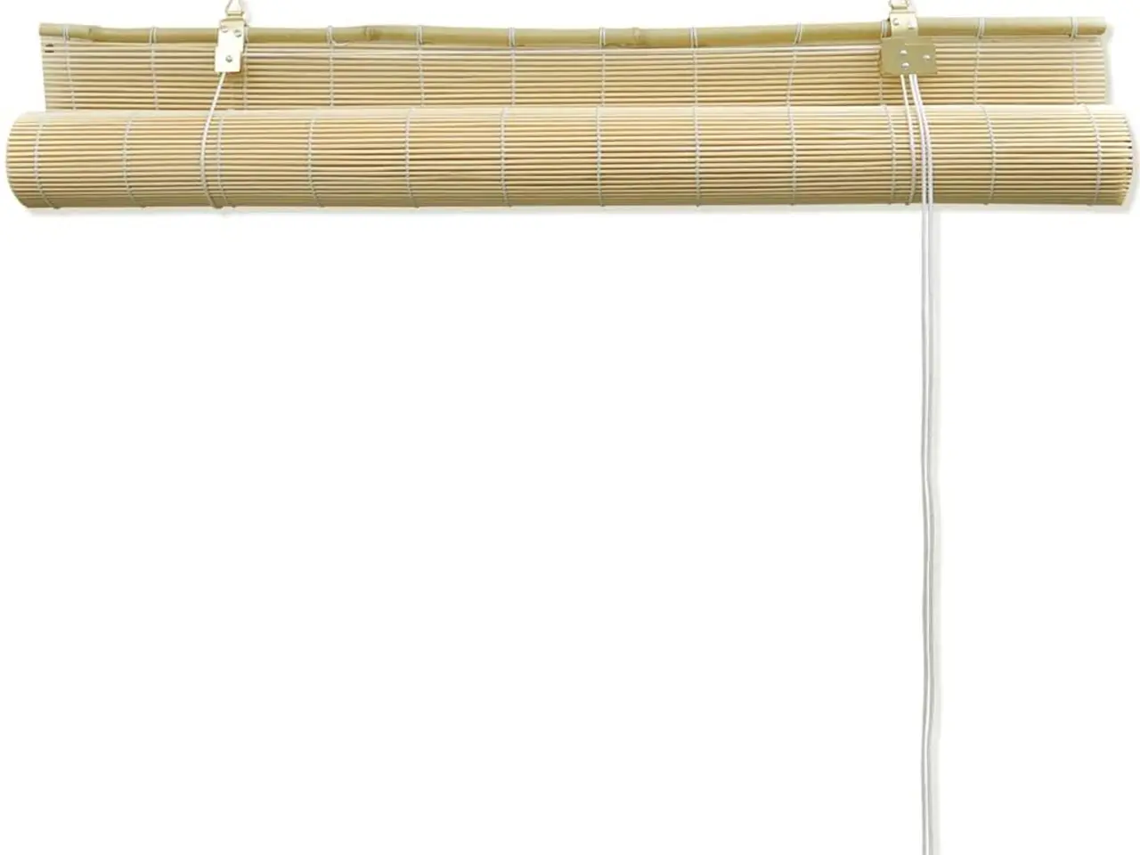 Billede 5 - Bambusrullegardin 80 x 160 cm - naturlig bambus