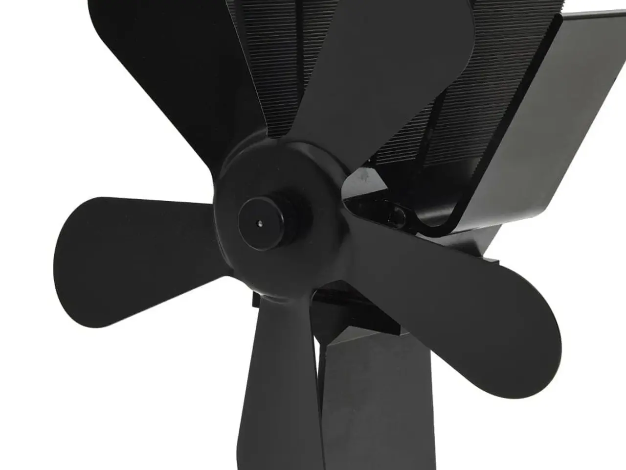 Billede 6 - Varmedrevet ovnventilator 5 blade sort