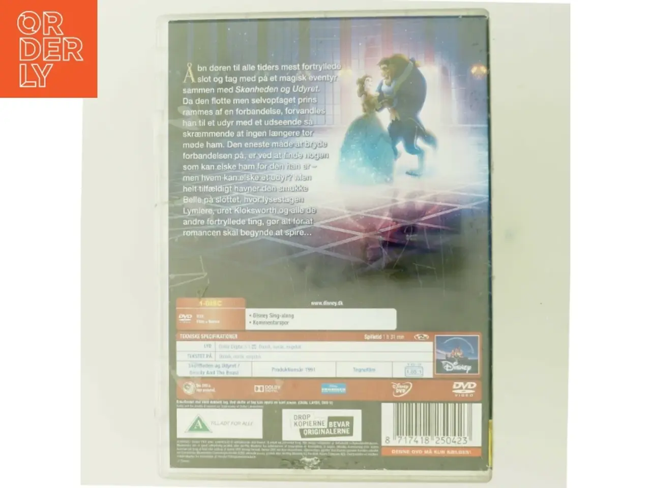Billede 3 - Skønheden og Udyret (DVD)
