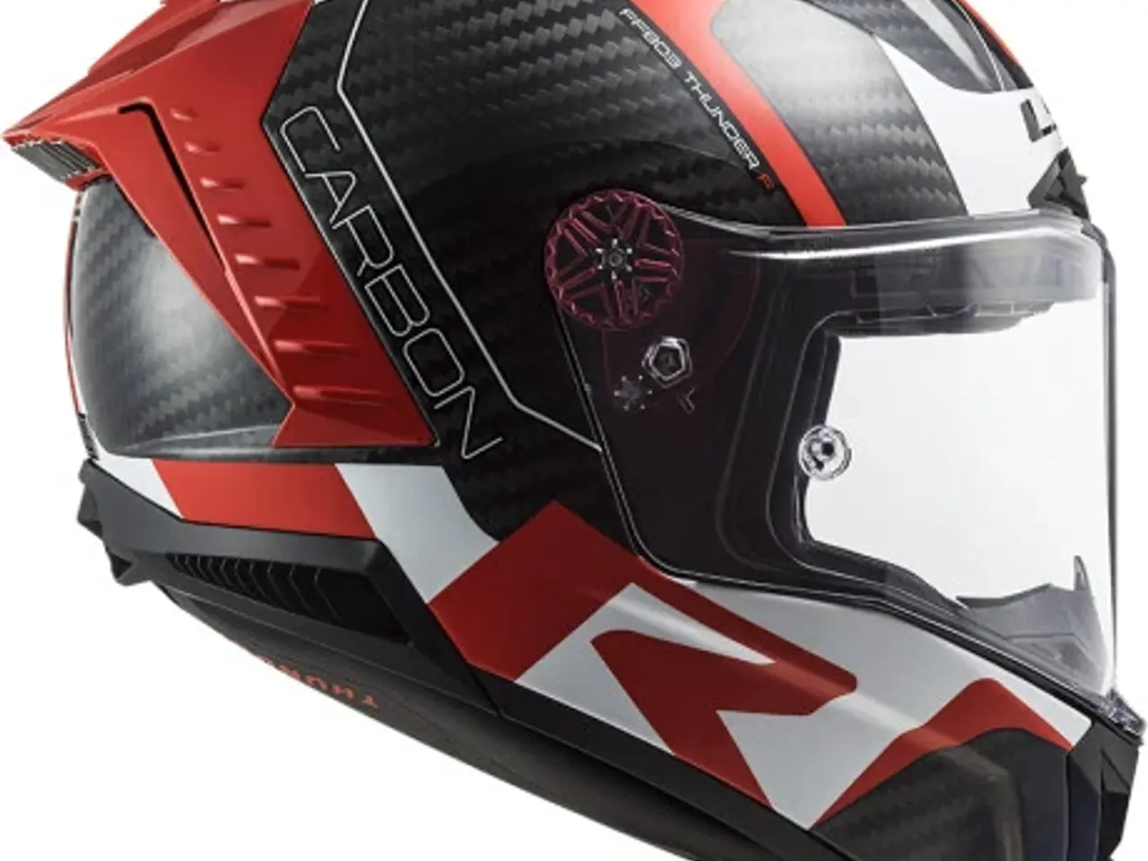 Billede 2 - LS2 THUNDER C RACING1 RED WHITE -  før 4.199