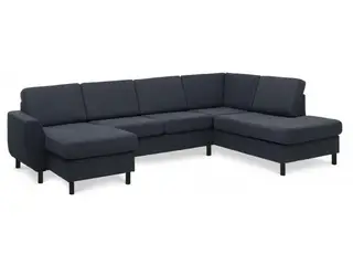Thomas Venstrevendt hjørnesofa med chaiselong - Austin Blå