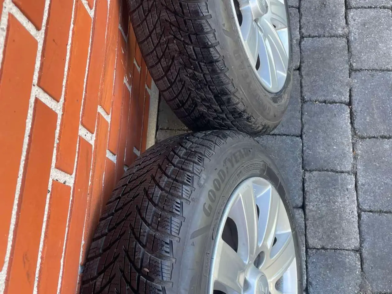 Billede 4 - 15 originale Mitsubishi Aluhjul 4x114.3 vinterdæk