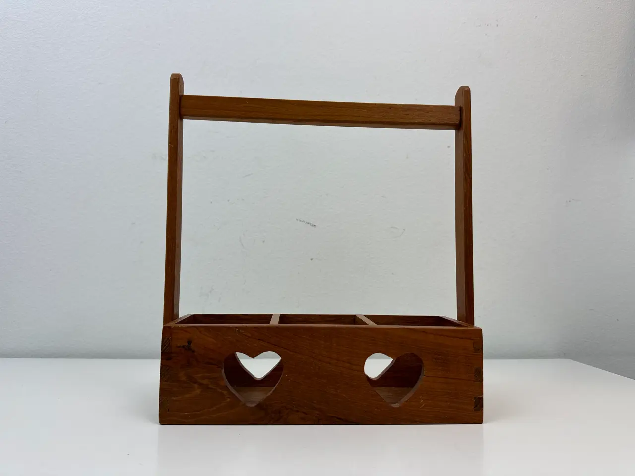 Billede 2 - Retro flaskeholder / opsats i teak