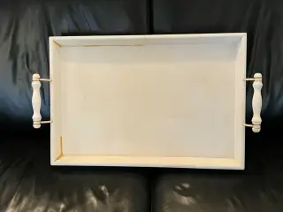 Stor træ bakke 55 x 35 cm