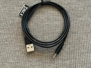 Nokia USB opladerkabel 2mm, sort