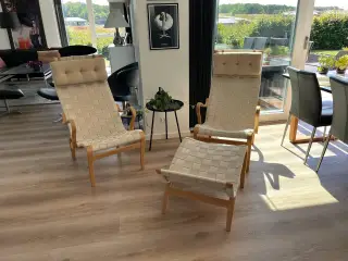 2 Bruno Mathsson Mi477 stole m/1skammel