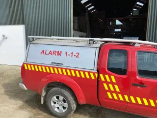 Hardtop til en Nissan Navara D40 x-cab
