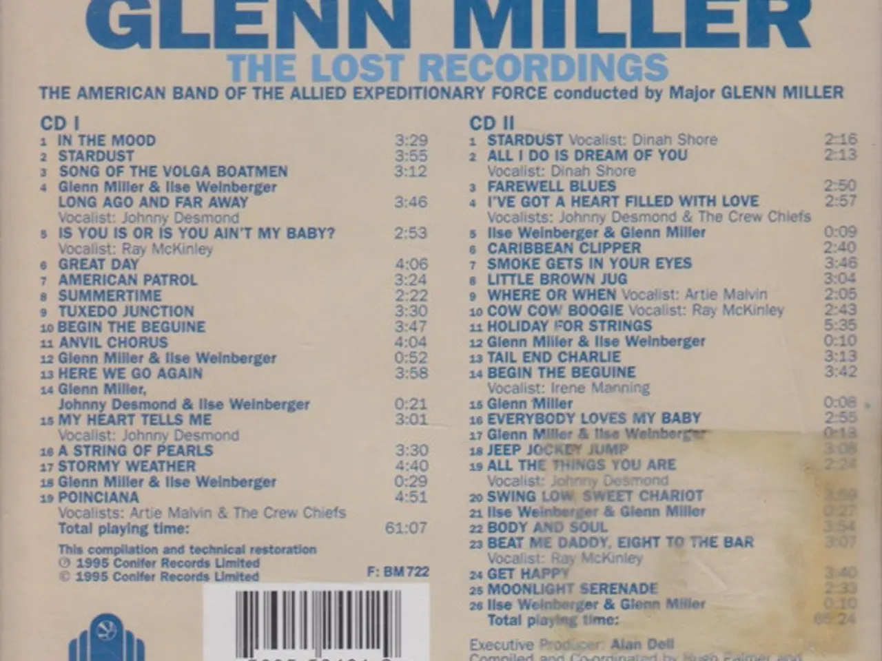 Billede 2 - Glenn Miller – The Lost Recordings – 2CD