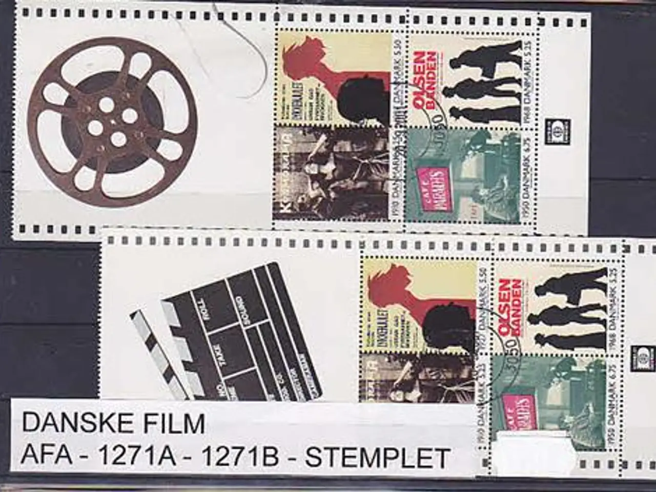 Billede 1 - Danske Film AFA 1271A -1271B Stemplet
