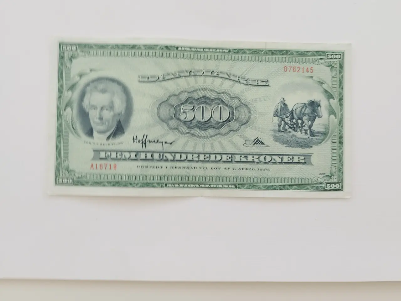 Billede 5 - Plovmand 500 kr. 1967