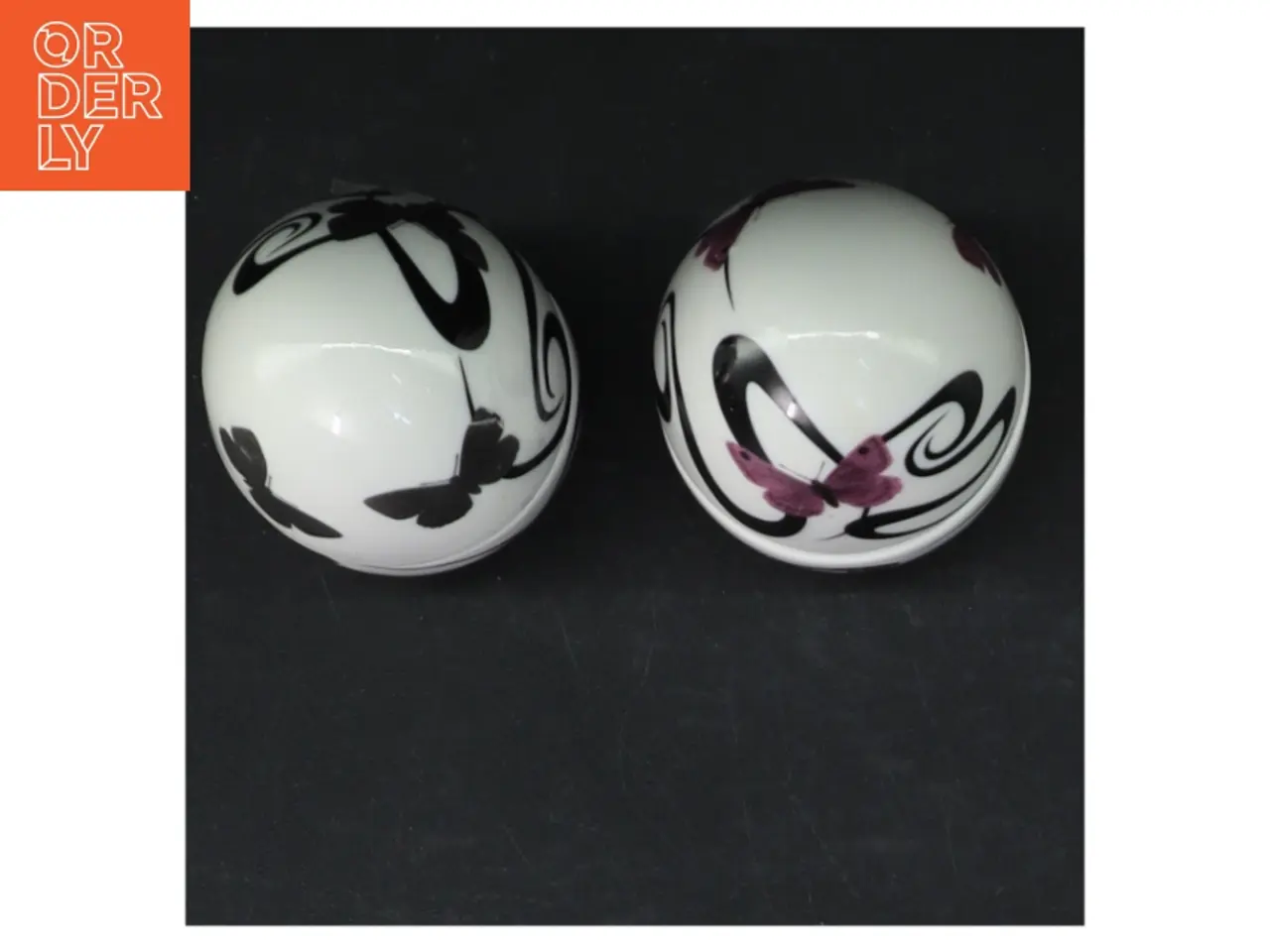 Billede 2 - Dekorative porcelænsæg fra Summerbird (str. 9 cm)
