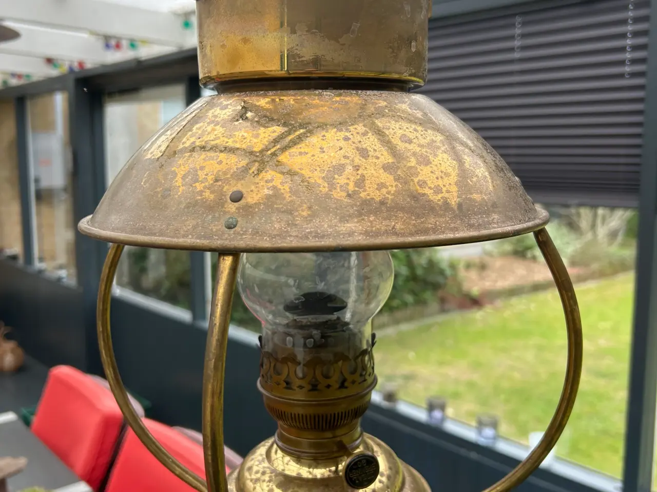 Billede 1 - Skibslampe - Olielampe