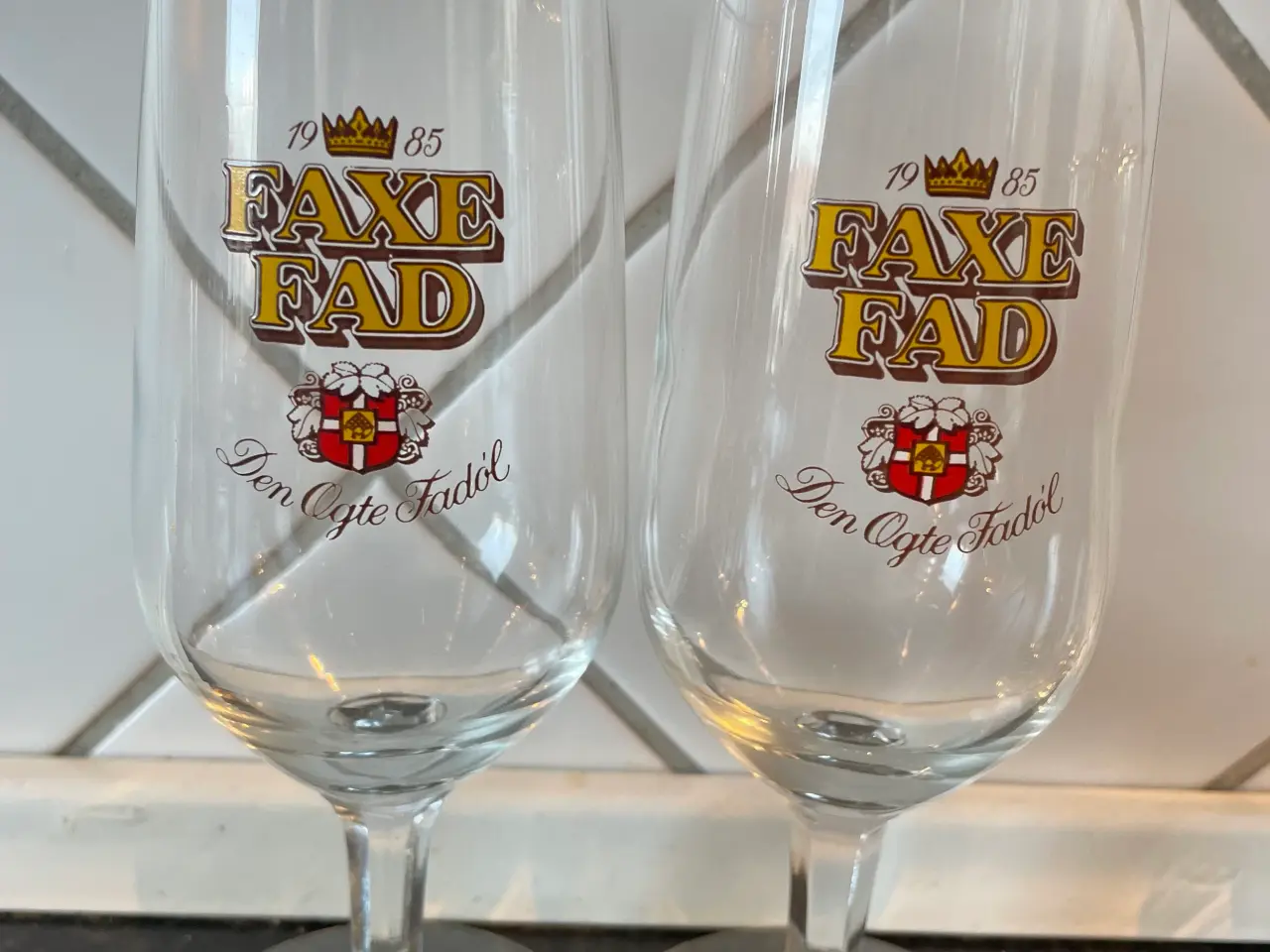 Billede 3 - Forskellelige Faxe ølglas samlet
