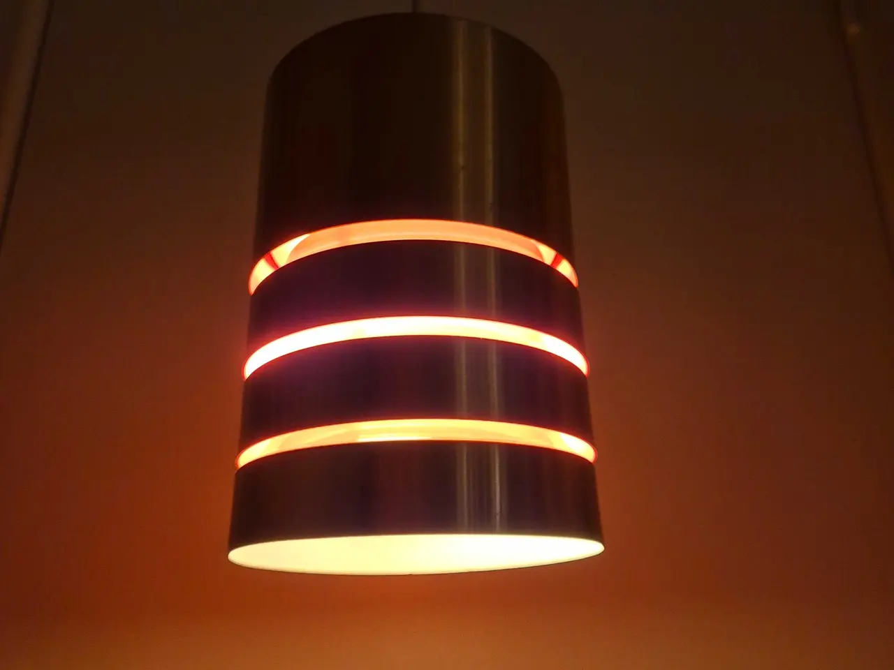 Billede 7 - Cylindriske kobberfarvede retrolamper