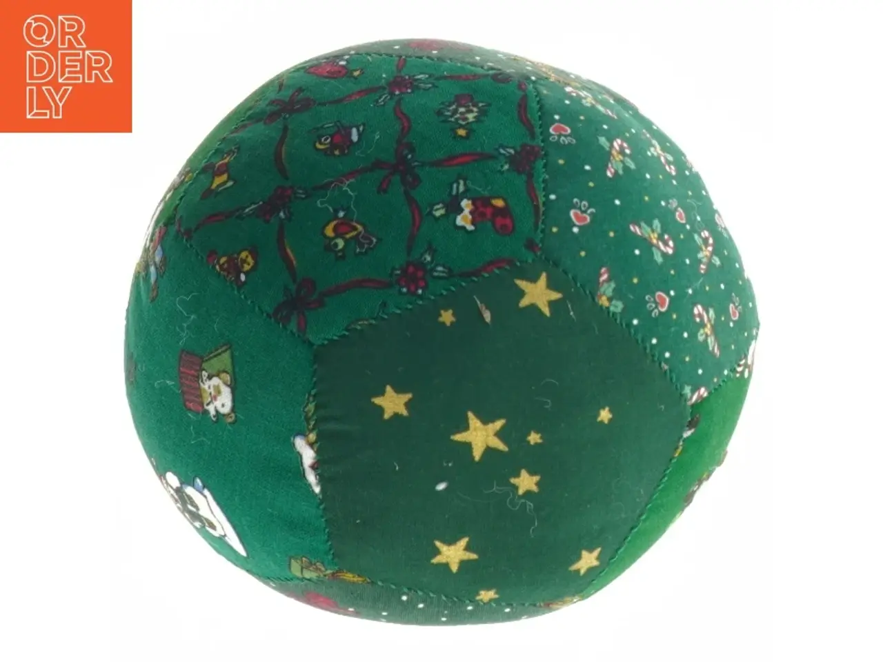 Billede 2 - Juledekoreret bold (str. Ø 16,5 cm)