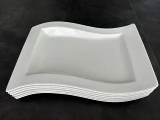 6 stk. VILLEROY & BOCH NEWWAVE TALLERKEN