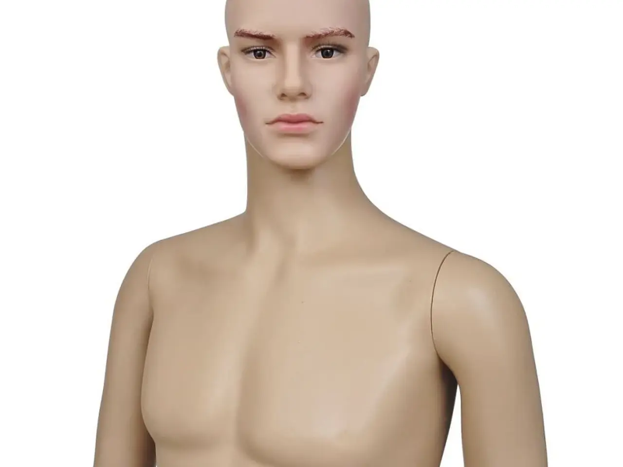 Billede 6 - Mannequin mand A - mandlig mannequindukke, beige, glasbase