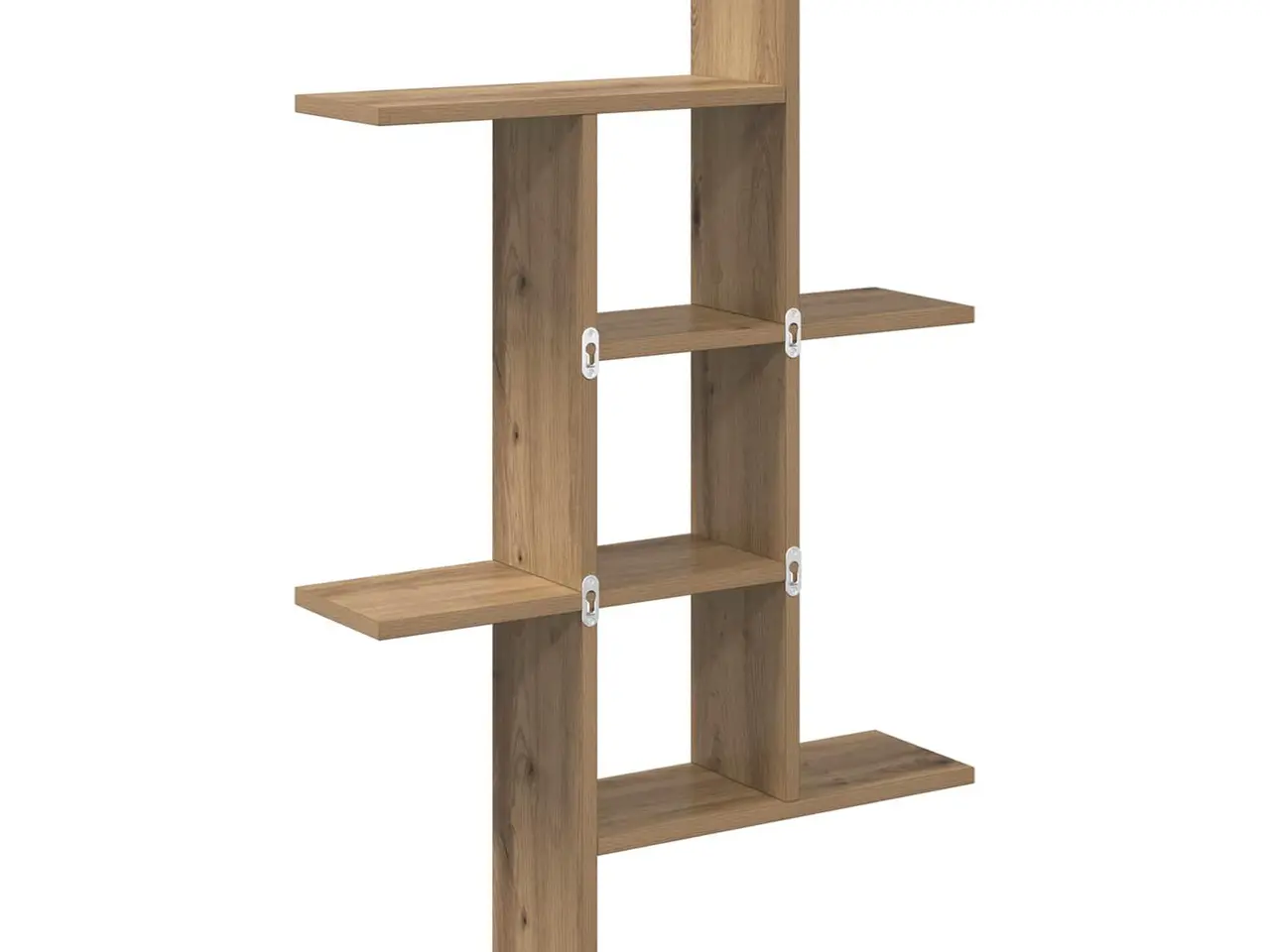 Billede 6 - Væghylde i artisan-eg 61 x 15 x 102 cm i konstrueret træ