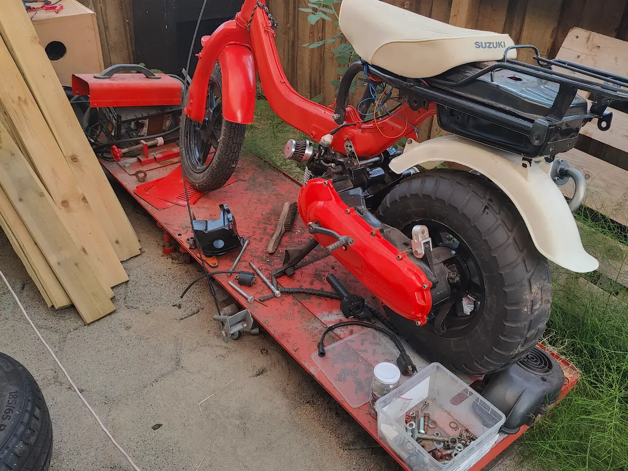 Billede 2 - Suzuki fz50 projekt lang minarelli 