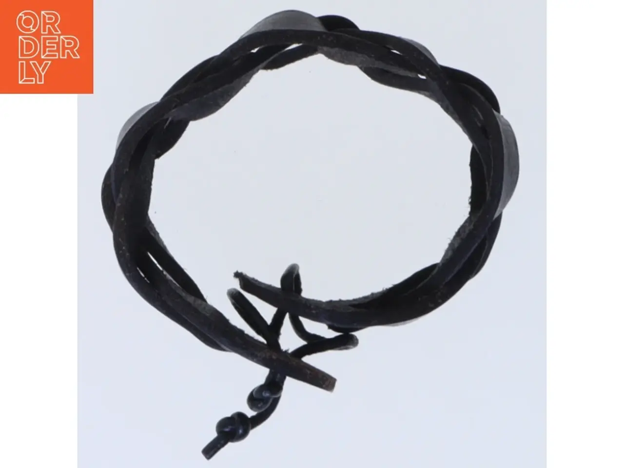 Billede 1 - Læderarmbånd (str. Ø 7 cm)