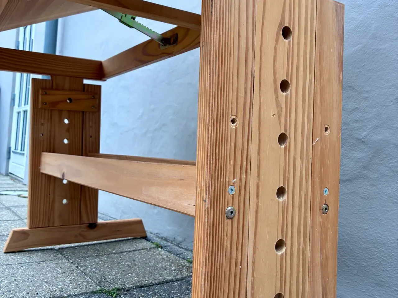 Billede 2 - SOLGT Fyrretræ arkitektbord/arbejdsbord