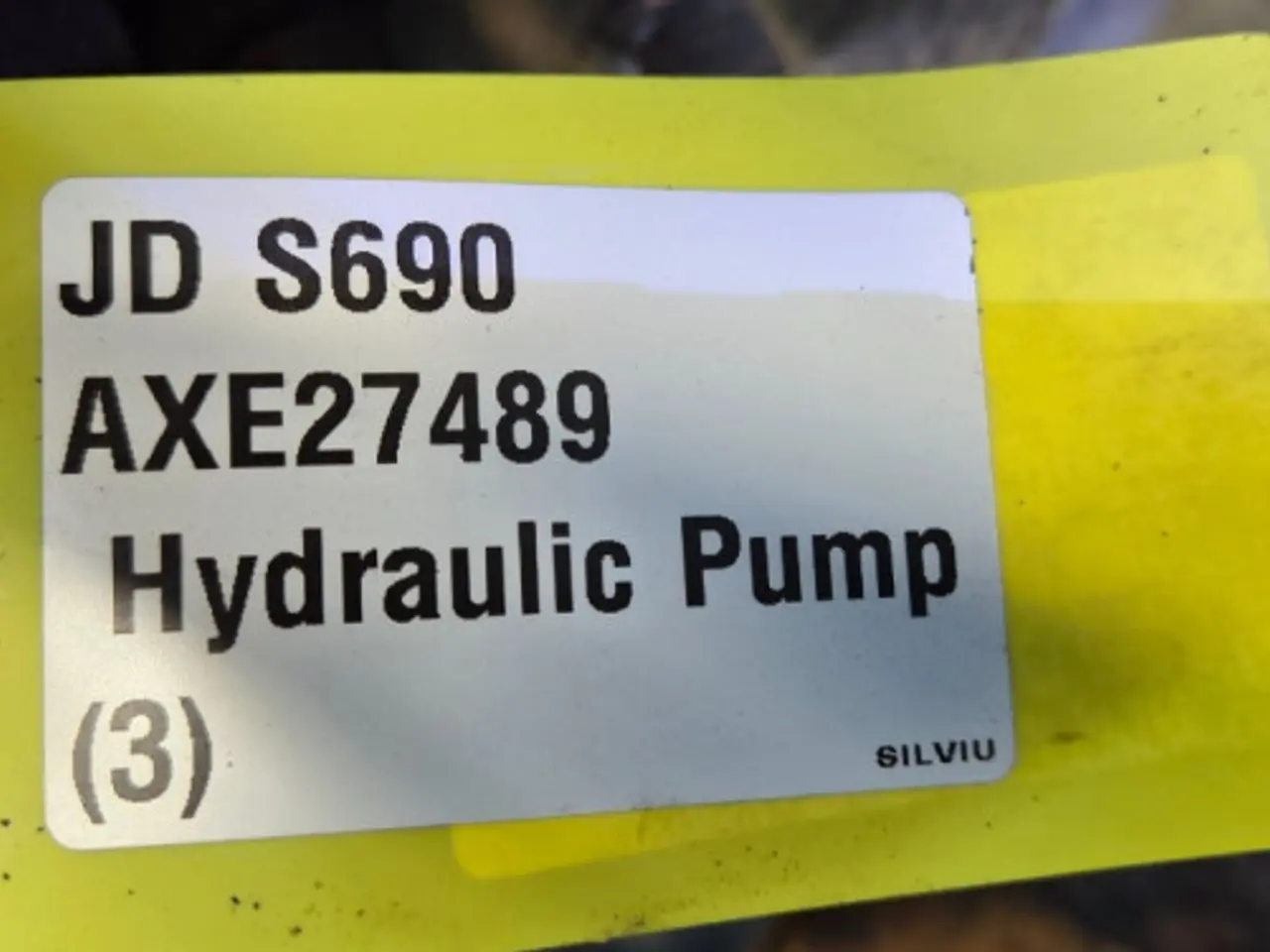 Billede 8 - John Deere S690 Hydraulikpumpe AXE27489