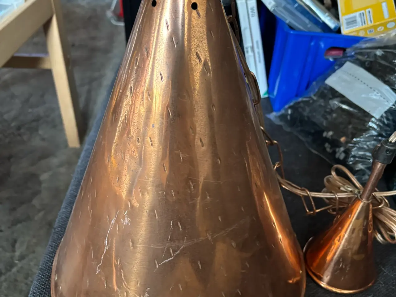 Billede 8 - LB denmark kobber loftlampe