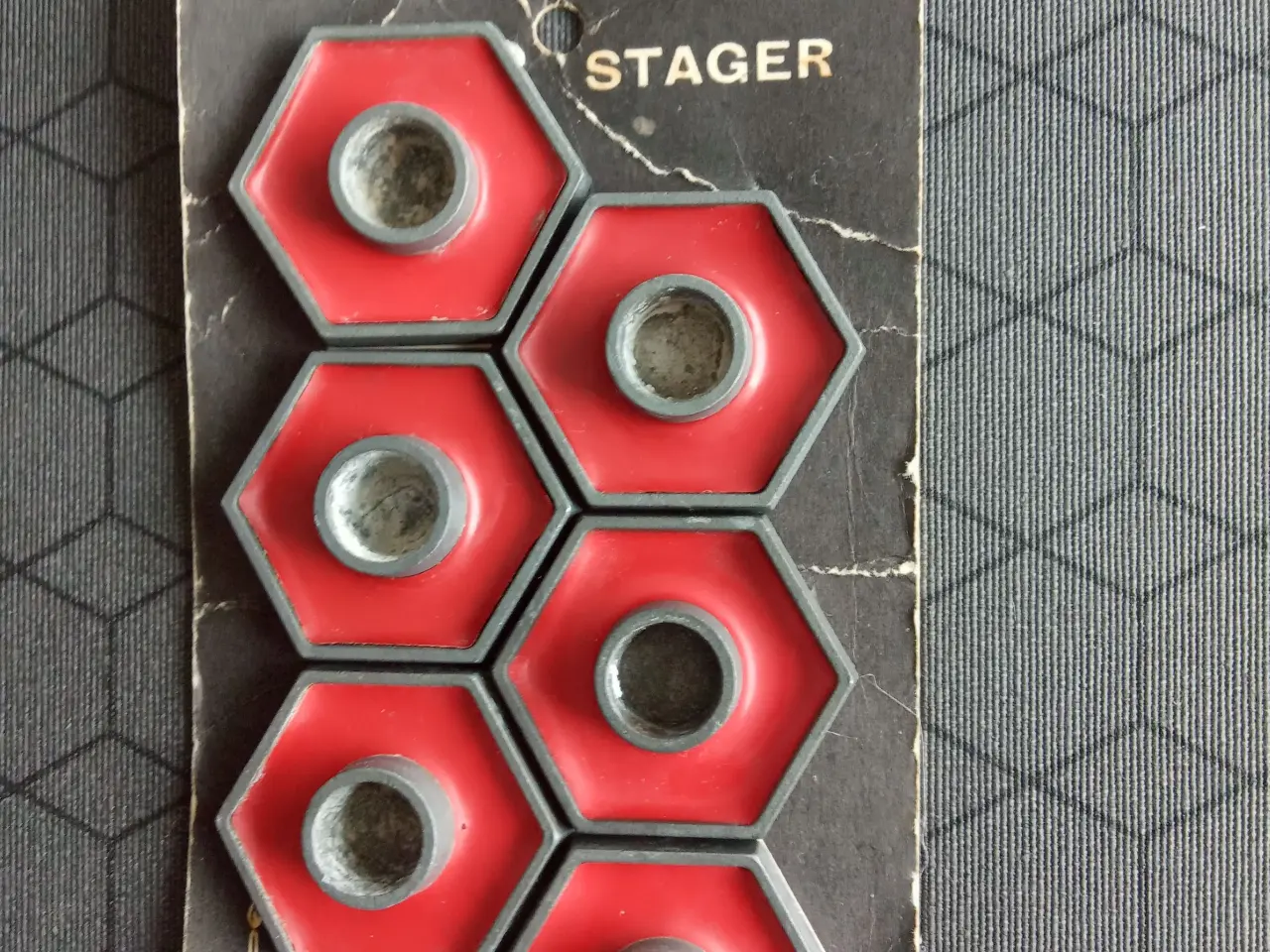 Billede 1 - Hjertestager - 6 stk. røde - Paro