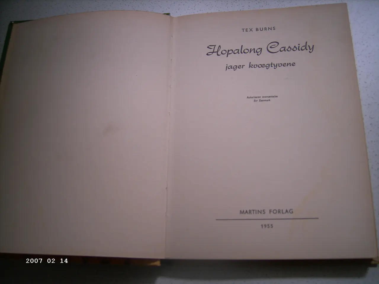 Billede 5 - Hoppalong Cassedy (Næsten antik album og bog)