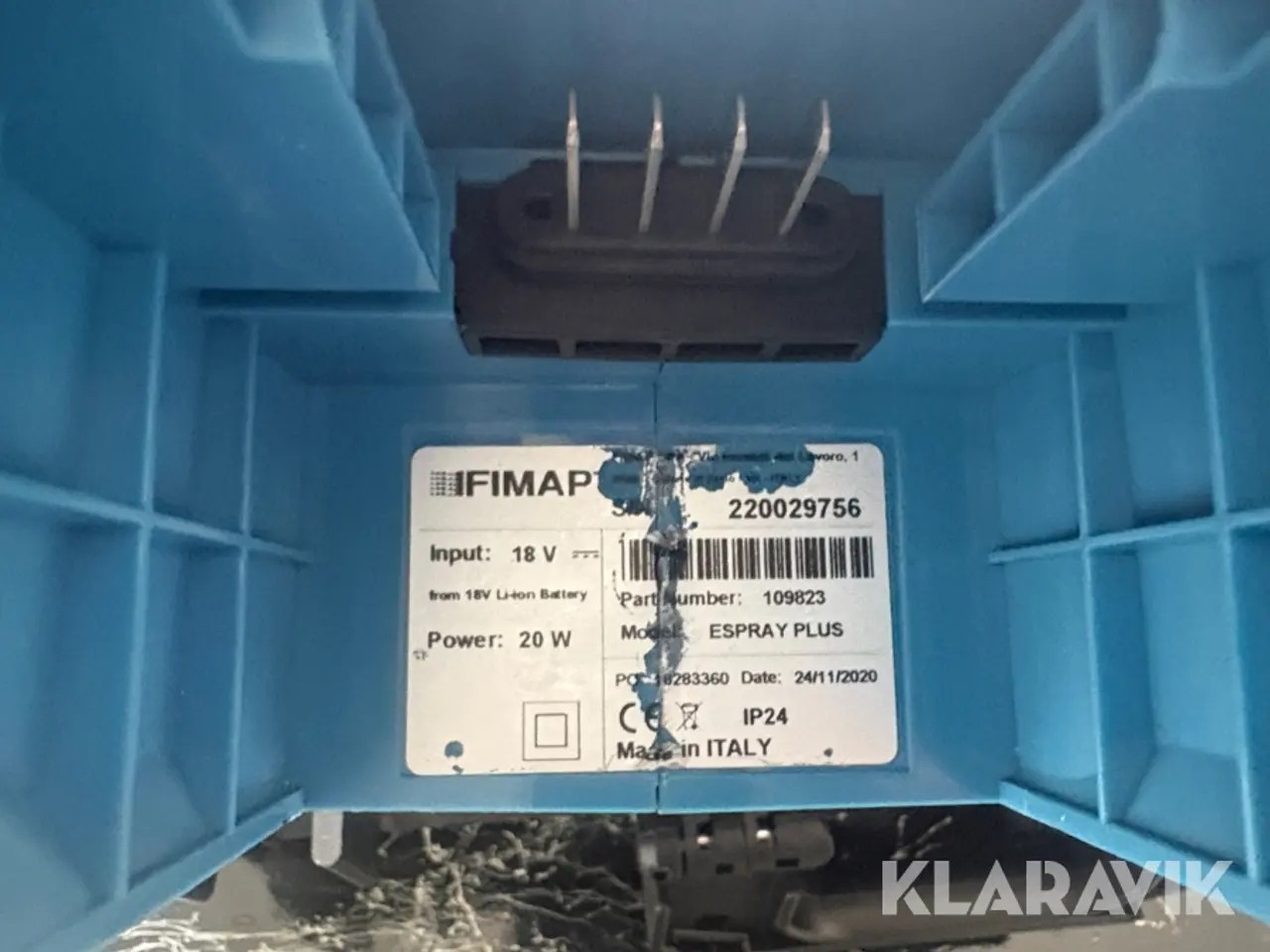 Billede 10 - Desinfektionspistoler Fimap E-Spray Plus elektrostatisk 2 styk