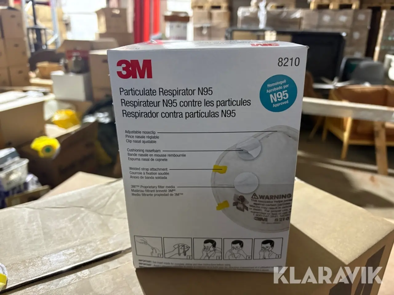 Billede 4 - Støvmasker 3M N95 480 styk
