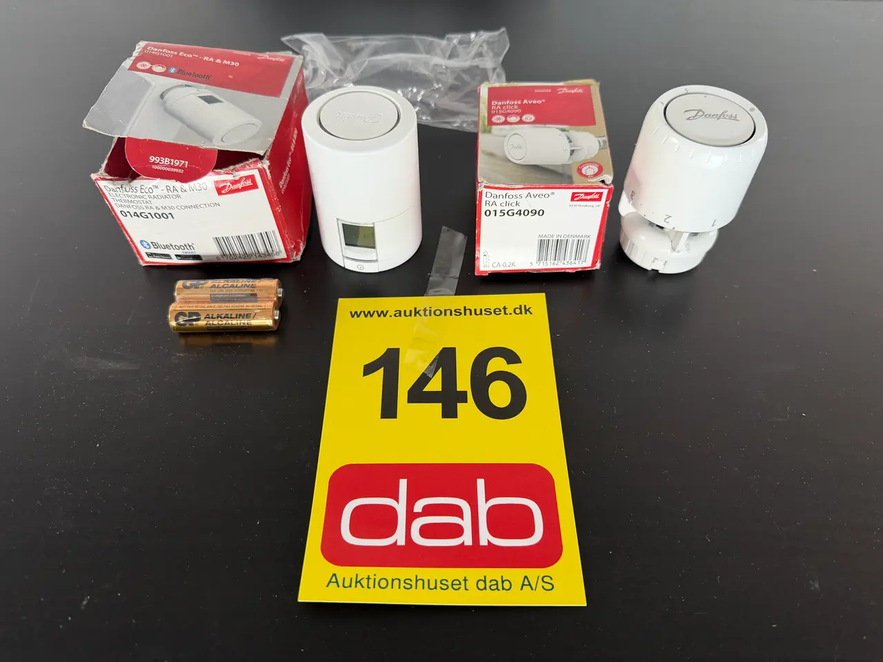 Billede 1 - 2 stk Danfoss termostater med Bluetooth og Click MOMSFRI