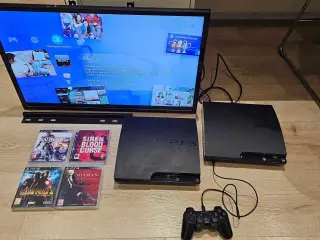 Playstation 3 ink. 32"tv alt tilbehør